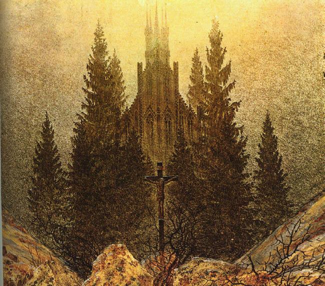 Caspar David Friedrich The Cross on the Mountain Spain oil painting art